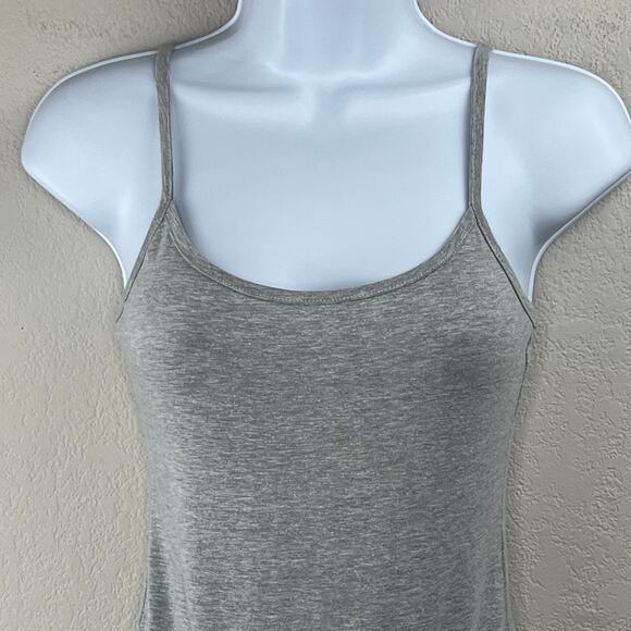PrettyLittleThing Basic Grey Marl Cotton Sleeveless Scoop Neck Bodysuit 6/M NWT - Picture 4 of 11